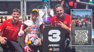 Veda Ega Pratama Dijanjikan Hadiah Mobil dari Usai Raih Podium di Moto3