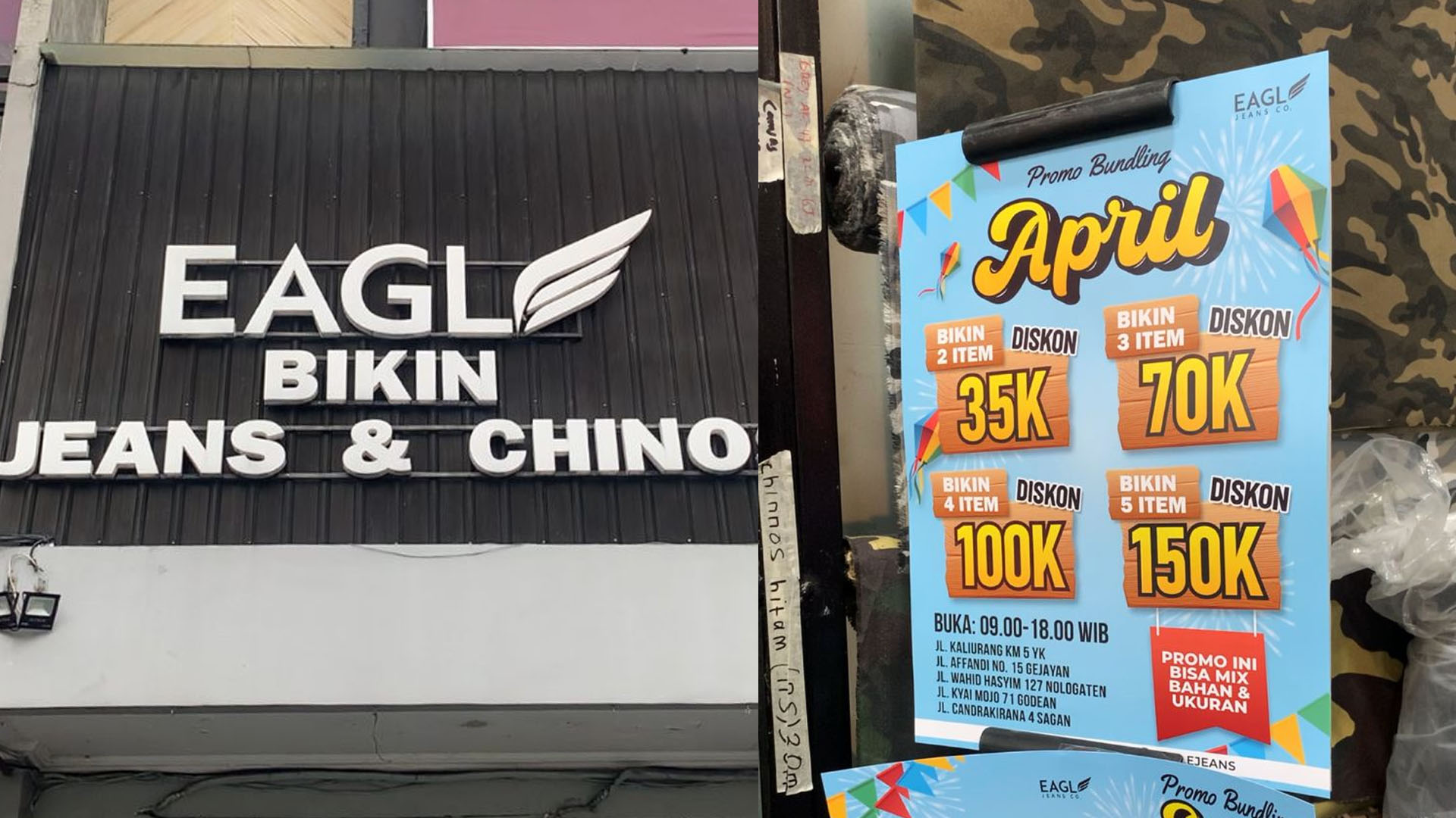 Eagles Jeans Obral Diskon Menarik selama April 2026, Potongan Hingga Rp150 Ribu